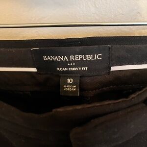 Banana Republic Black Ankle Pants